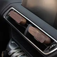 Auto Air Outlet Perfume Freshener Car Aroma Diffuser Vent Clip Wood Essential Oil Aromatherapy Holder with Fiber Diffuser Sticks 4