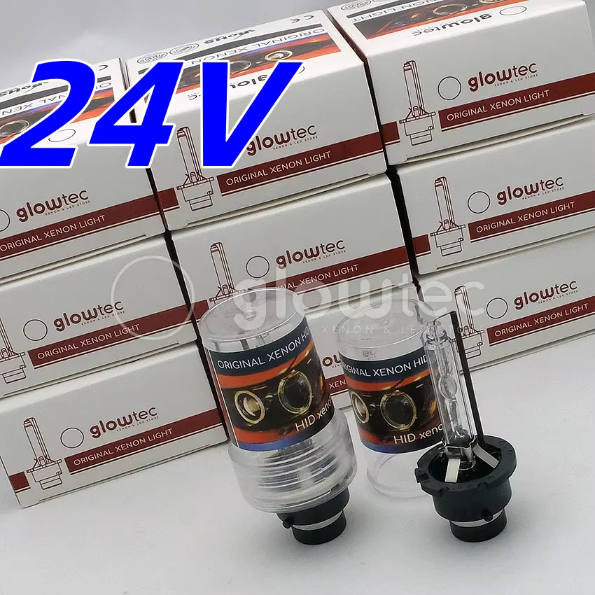2025 REAL 24V 35W D2S D2R D4S D4R HID Bulbs HID headlight headlamp light 4300K 6000K 8000K GLOWTEC