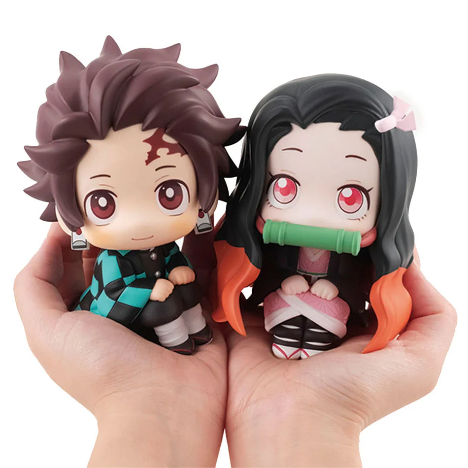 Demon Killer Figure Action Kimetsu YAIBA Animated Characters Toy Collection MH Looking Up Kamado Tanjirou Nezuko Toy Models star wars toys