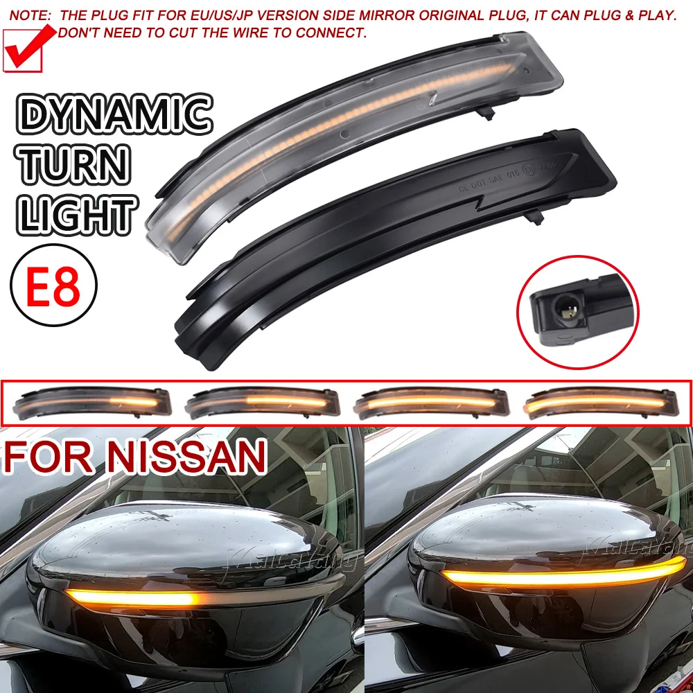 Side Wing Mirror Indicator For X-Trail T32 For Rogue For Qashqai J11