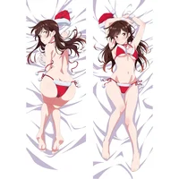 180cm Anime giapponese affitto una fidanzata Dakimakura Mizuhara Chizuru fodera per cuscino Peachskin Fullbody federa per cuscino natale 3