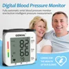 Wrist Blood Pressure Monitor Digital BP Monitor Rechargeable BP Machine with 2x99 Readings Memory Large LCD Display Voice 1