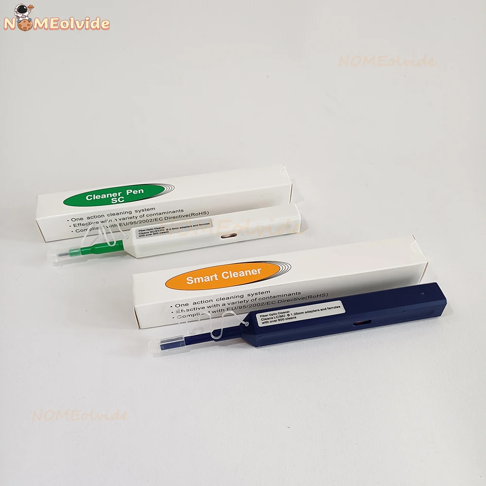 Best Fiber Optic Cleaner Toolkit 500times Cleaner Box And 800 Times Cleaning Pen SC LC FC Alcohol Bottle Cotton Swab FTTH Tool