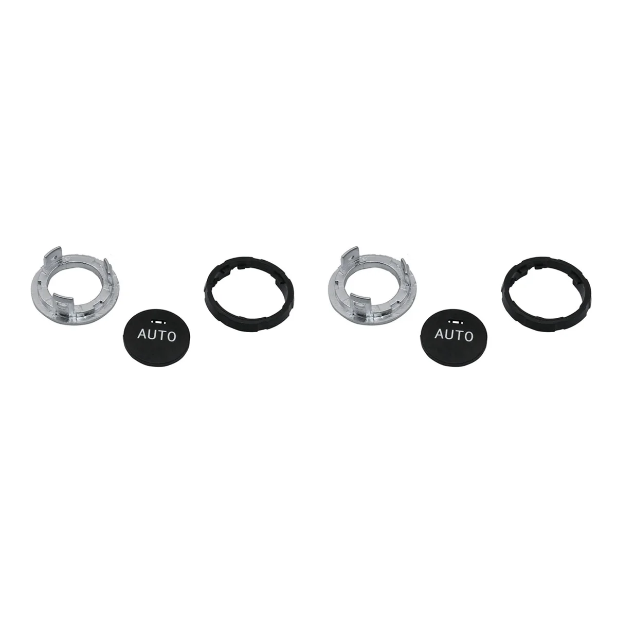 2X Clima Ac Control Manopola Di Rotazione Pulsante Interruttore Kit Di Riparazione 61319393931 Per-Bmw X5 X6 F10 F07 F02 F15 F16