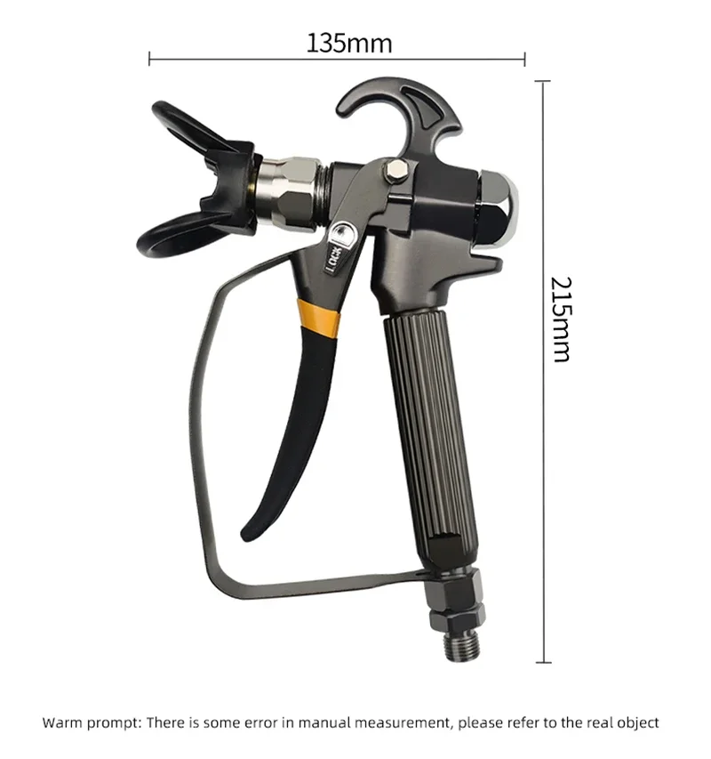 3600PSI High Pressure Airless Paint Spray Accessories Gun With 517 Tip Nozzle Guard And 5 Filters for Wagner Pump Sprayer Machine