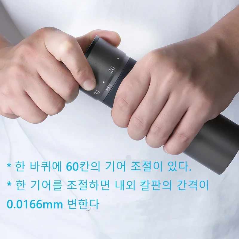 Kingrinder K4 /K6 수동 커피 그라인더 휴대용 밀 420스테인리스 스틸 48mm 스테인리스 스틸 티타늄 도금 버