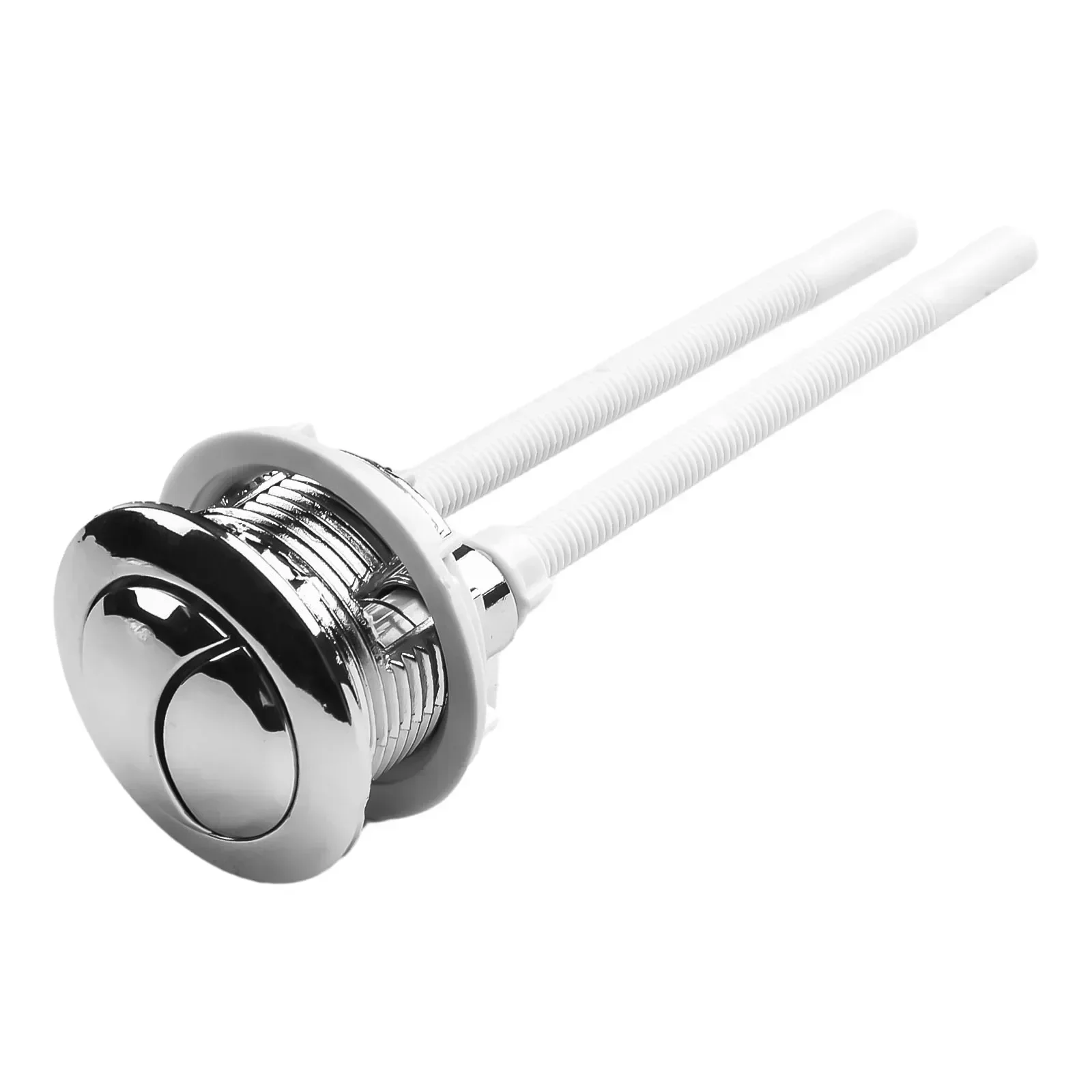 ABS Chrome Toilet Push Button Dual Flush Toilet Water Tank Round Valve 38mm Seat Water Tank Valve Bathroom Parts toilet water tank valve,toilet flush button