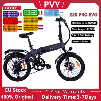 PVY Z20 PRO EVO Bici Elettrica 36V/14.5Ah Batteria 120 Km Gamma Bicicletta Elettrica 500W Sensore di Coppia Motore 20 Pollici Pneumatico Ebike
