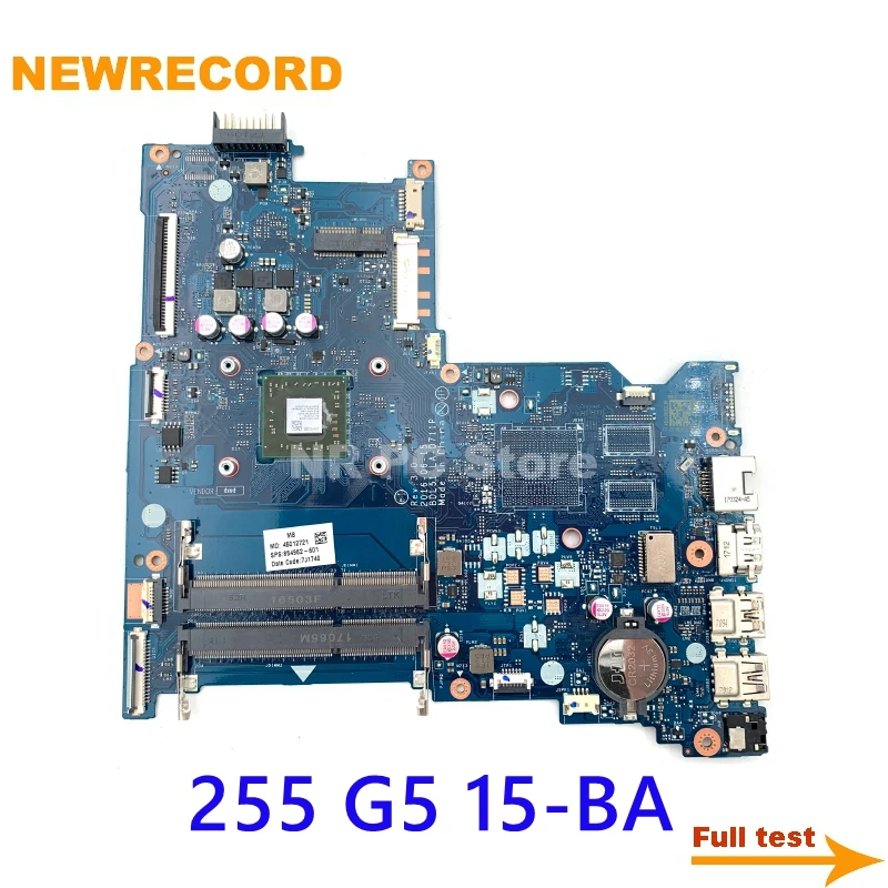 

For HP 255 G5 15-BA Laptop Motherboard BDL51 LA-D711P 854962-601 854962-001 A8-7410 DDR3 Main Board