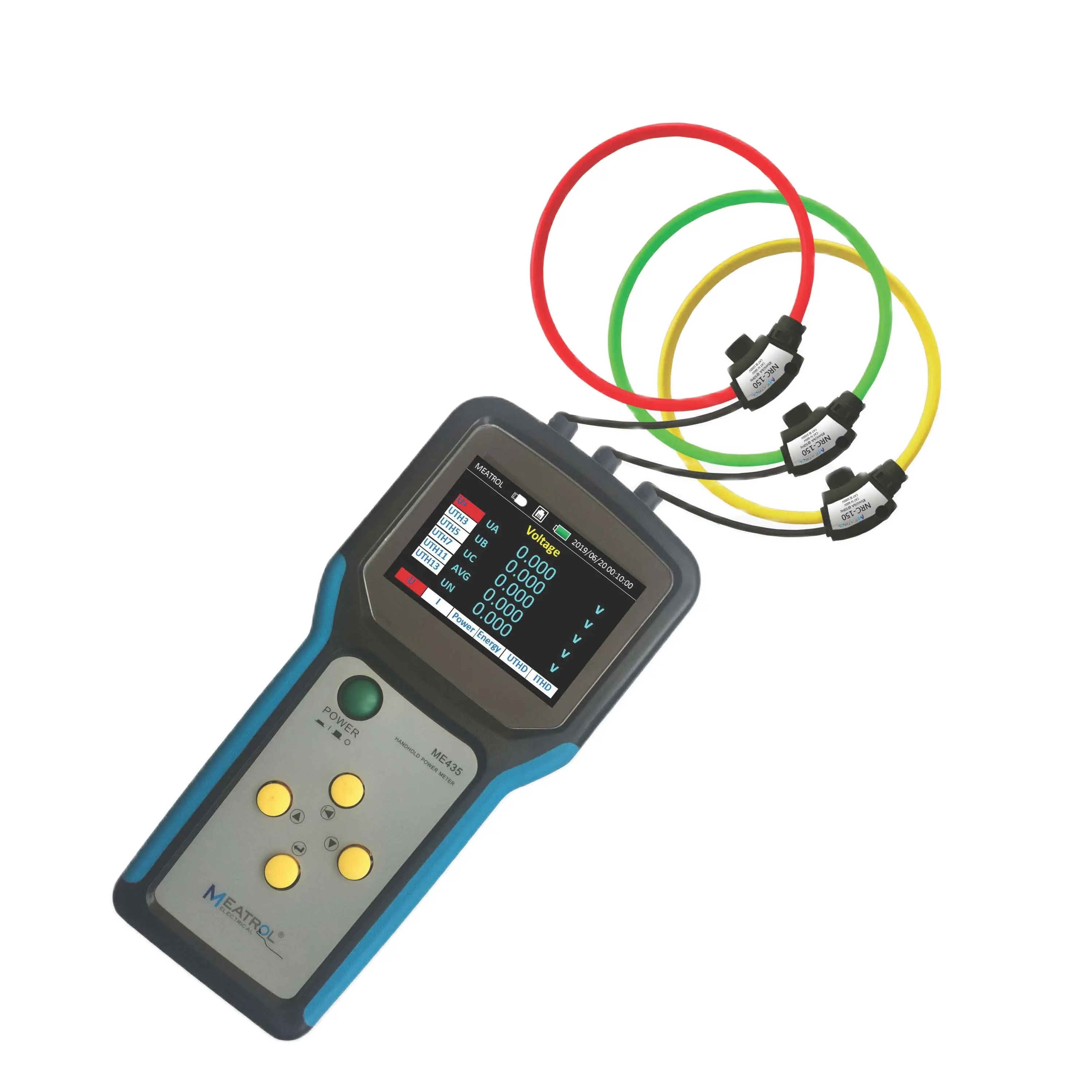 

Rogowski Three Phase Power Quality Analyzer/clamp Meter