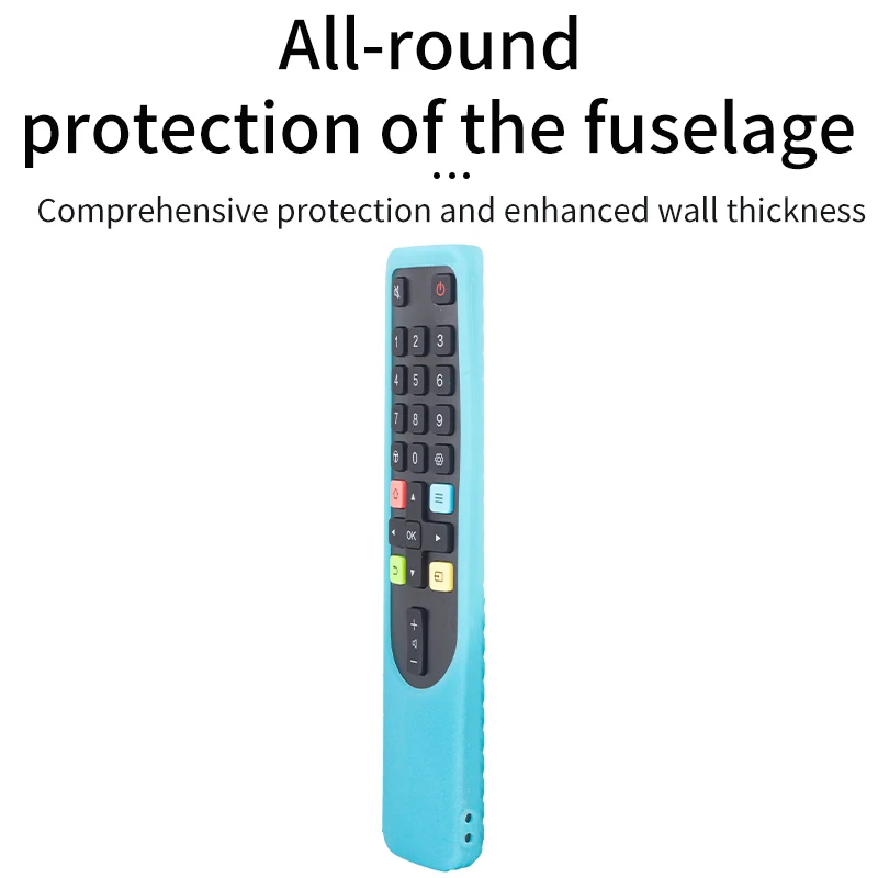 Silicone Case Protective Cover For TCL Smart TV controller ARC801L RC801LDCI1 RC801 49P3 55P3 65P3 55N3 without voice 4