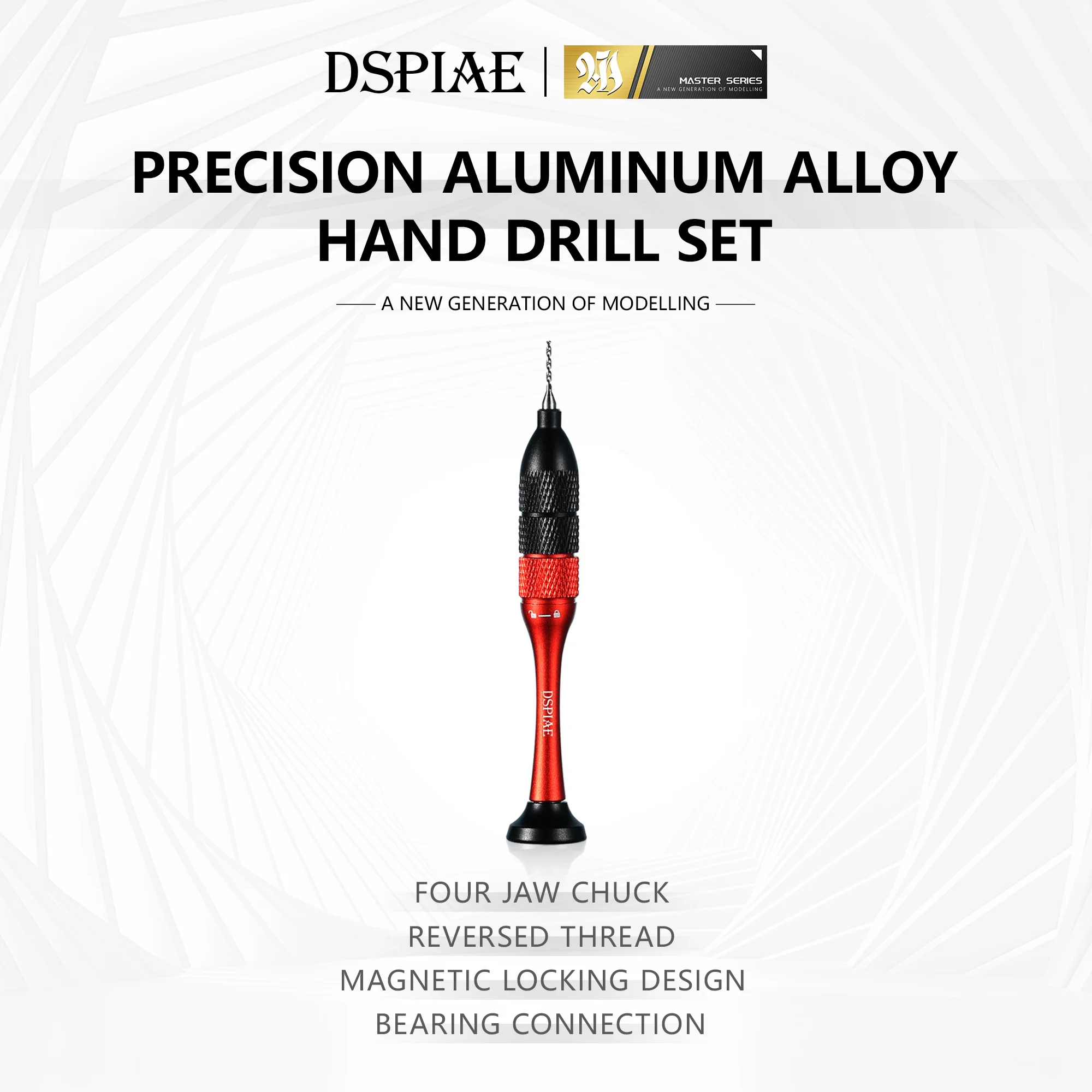 Precision Aluminum Alloy Hand Drill Set for Gundam Model