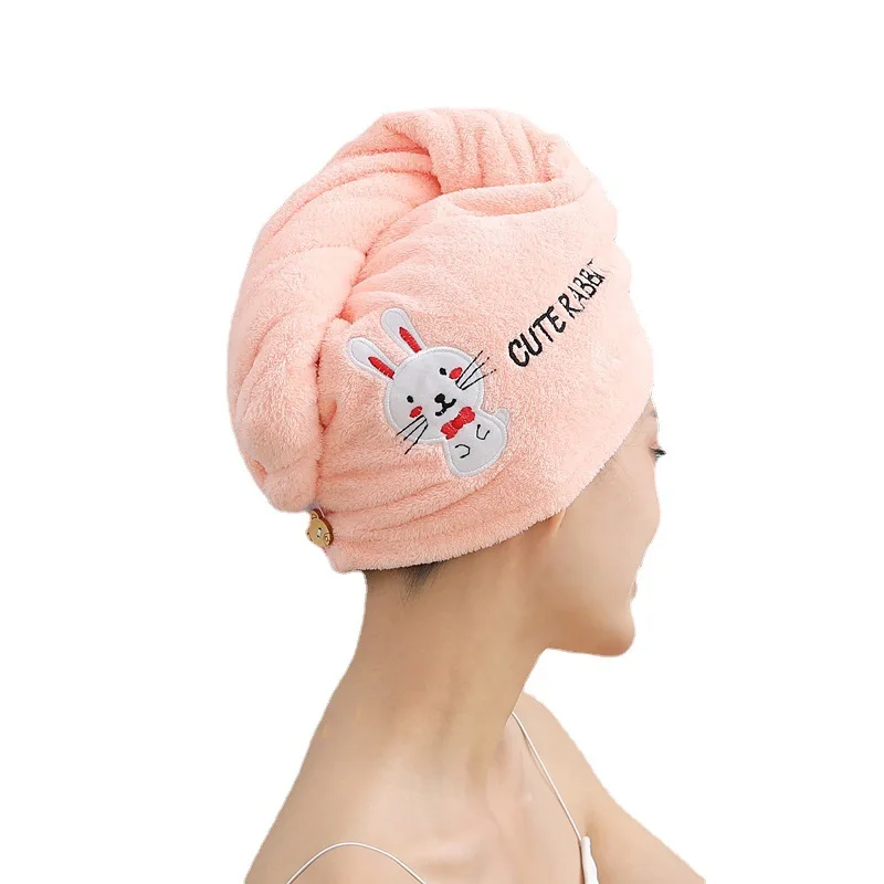 

Women Towels Bathroom Microfiber Towel Rapid Drying Hair Towel Bath Towel for Adult Teen Magie Douche Cap Lady Tulband Head Wrap