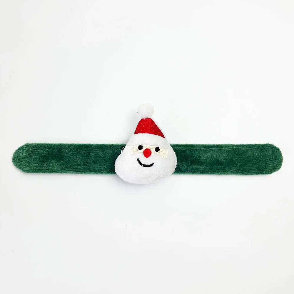 3PC Christmas children's Bracelet Snap Ring Holiday Atmosphere Decoration Small Gift Wristbands Christmas Toys