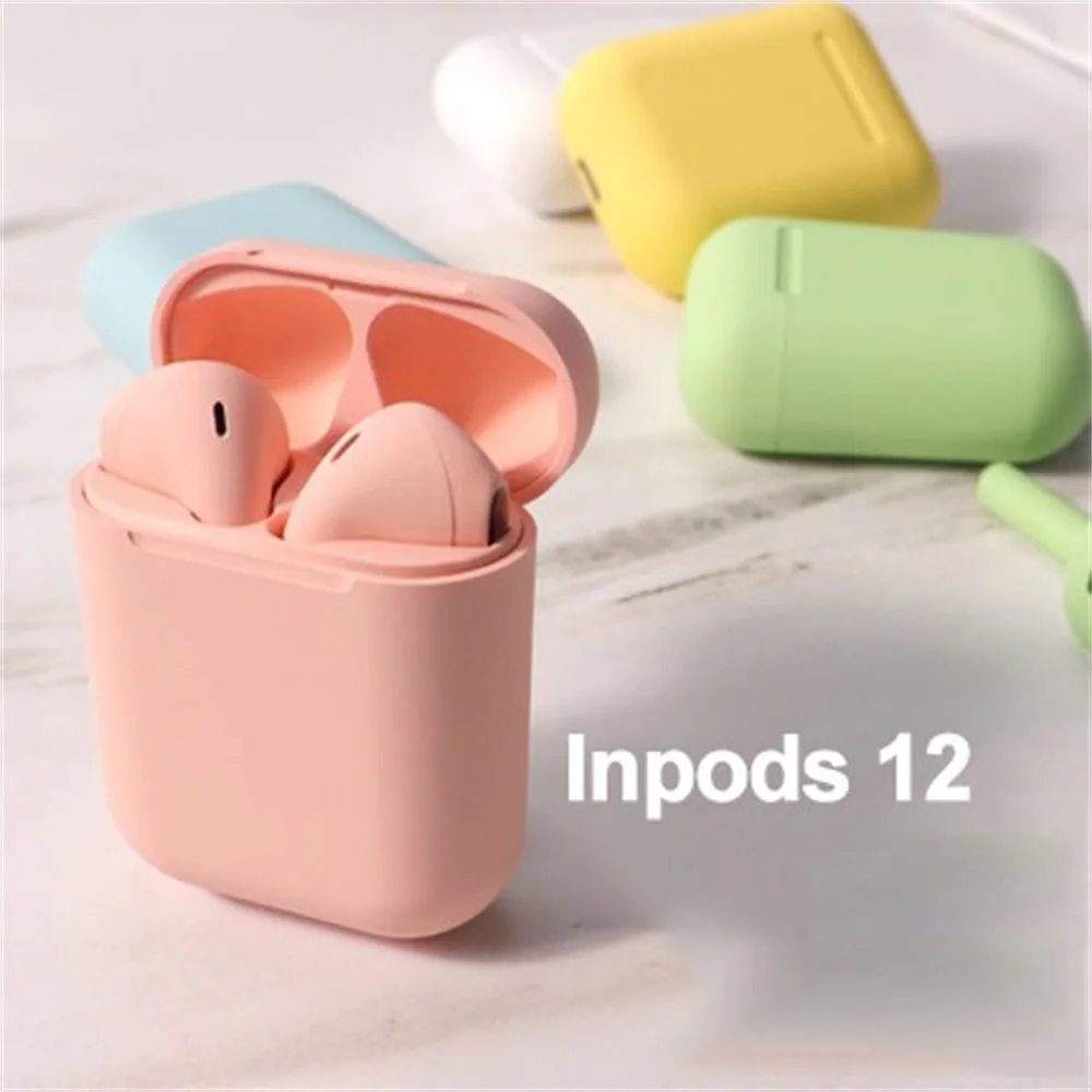 Оригинальные беспроводные наушники i12 TWS HIFI стерео гарнитура Bluetooth-совместимые pk