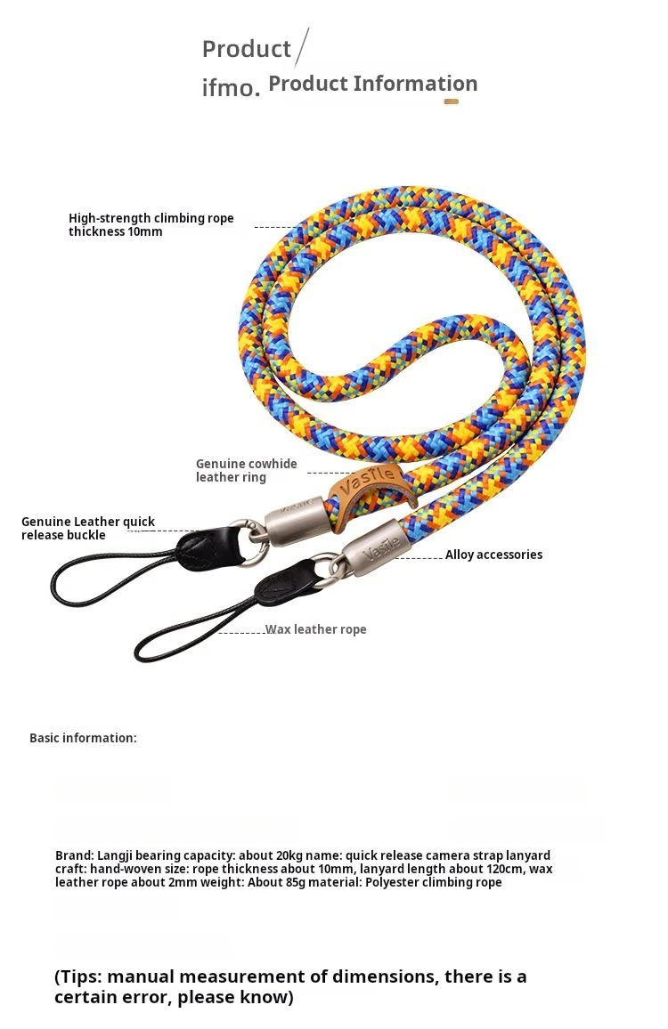 Kamera Schultergurt Lanyard Universal für Nikon Panasonic Canon Leica Sony Pentax Fujifilm Umhängeband A7M4 A7C Fuji XT20 XS10 – Detail 8