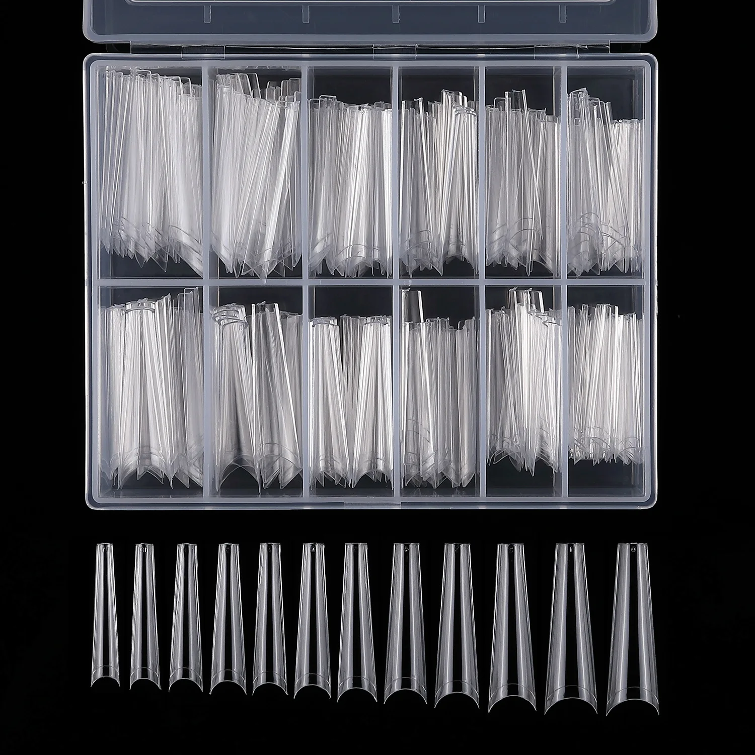 XXL Square Press-On False Nail Tips - 120/200/240pcs