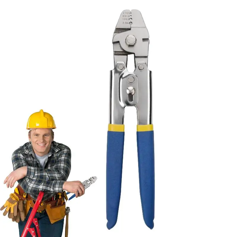 

Crimper Tool Professional Electrical Crimping Tool Multi-function Wiring Hand Tool Wire Stripper Cable Stripper For Dog Leash