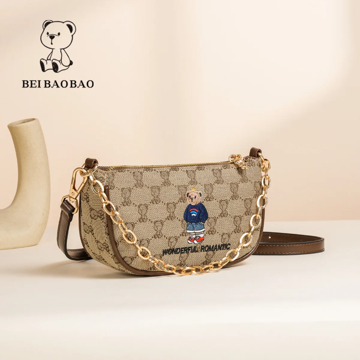 Beibaobao Ladies' new crossbody bag cartoon women's bag shell versatile shoulder Bolso de mujer Одноплечий мешок