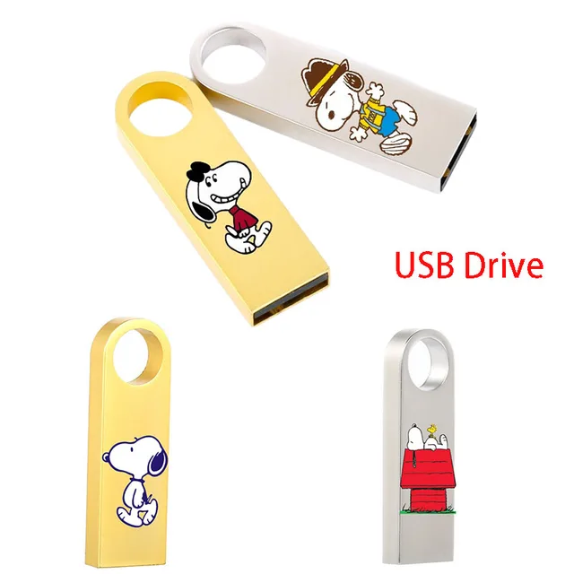 8/16/32/64GB Snoopy Spike USB Drive: Your Kawaii Mini Portable Mass Storage