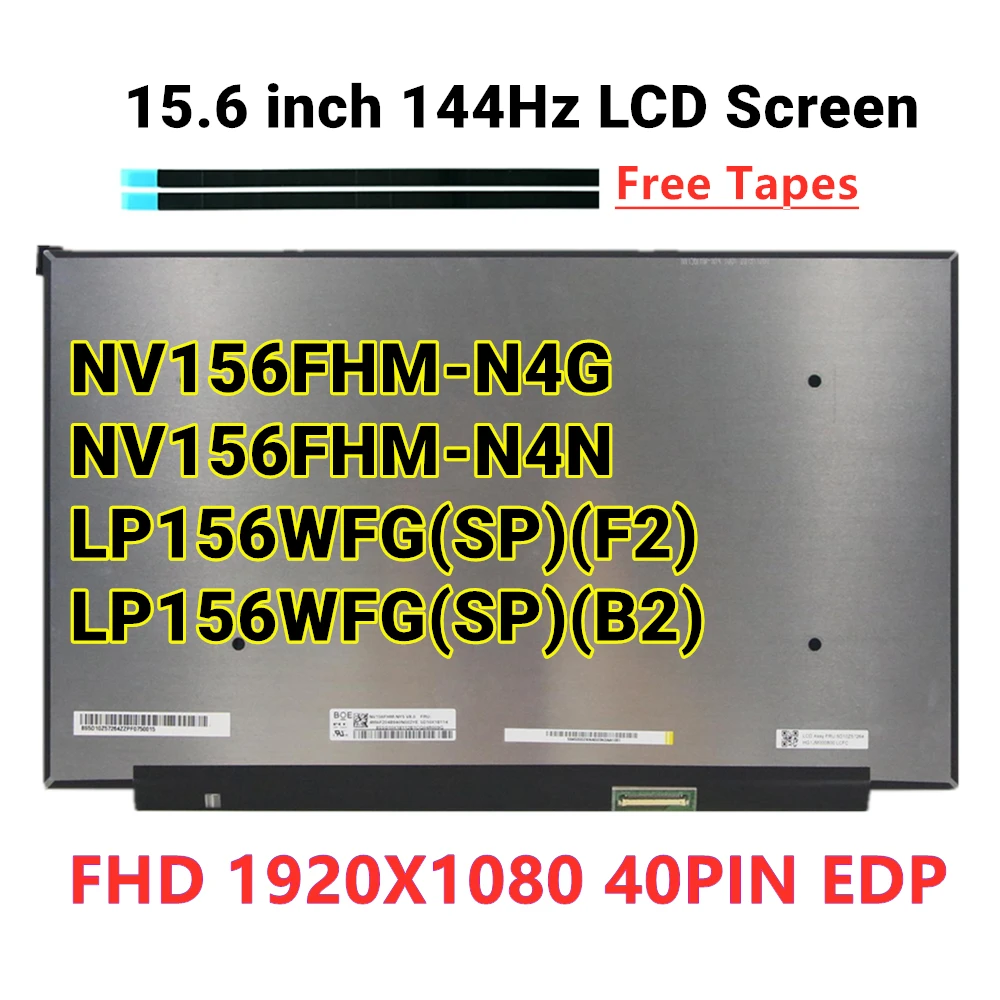 Écran D'ordinateur Portable BOE NV156FHM-N4H 15.6 IPS Full
