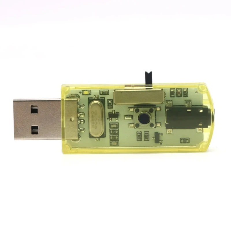 Vue rapprochée du dongle USB du simulateur de vol RC 30 en 1, compatible avec Phoenix, AeroFly et FMS.