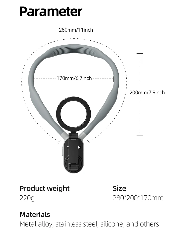 TELESIN Magsafe Neck Holder Image 16