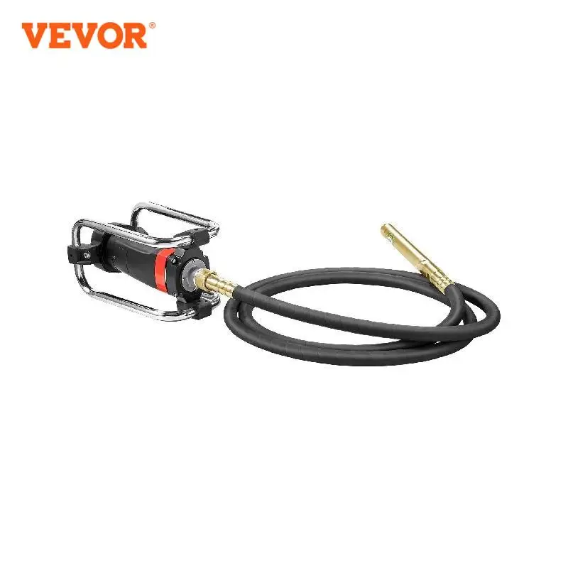 

VEVOR Electric Concrete Vibrator 1300W 16000 VPM 2HP Copper Motor Handheld Portable Pencil Remove Air Bubble and Level