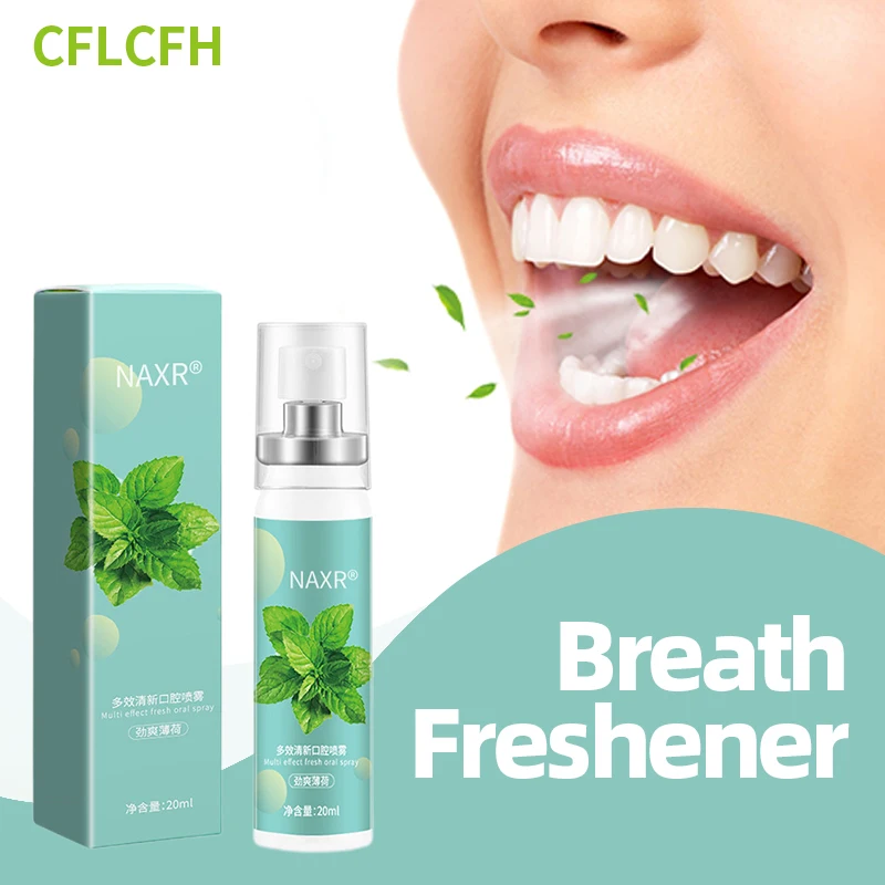 

Breath Freshener Mint Honey Peach Flavor Probiotic Mouth Spray Oral Cleaning Remove Bad Breath Portable Fresh Breath 20Ml