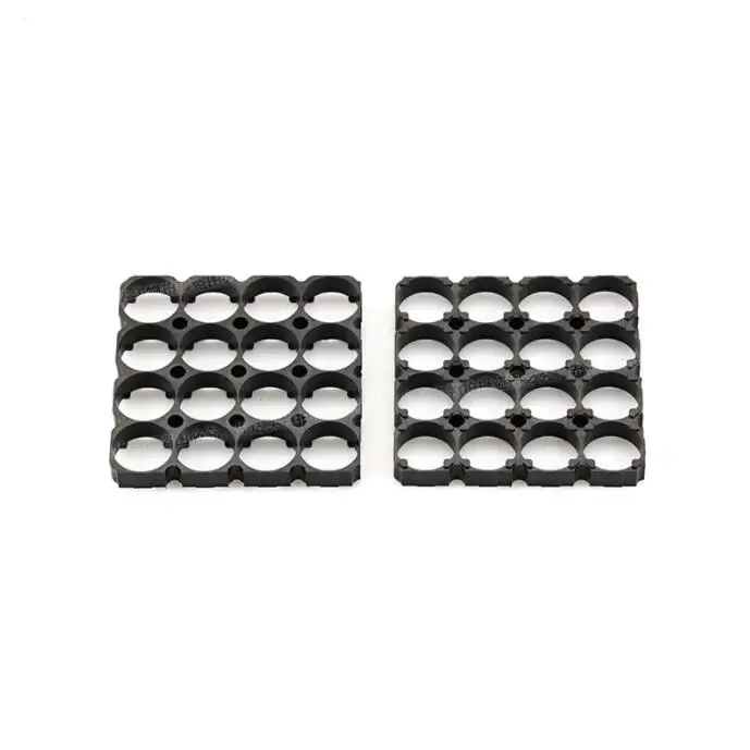 

30pcs/lot MasterFire 4*4 Cell 18650 Battery Spacer Radiating Shell Plastic Heat Holder Bracket Batteries Storage Box Brackets