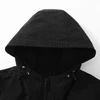 Black Waterproof Windbreak Cargo Jackets Plus Size 12XL Fashion Casual Solid Color Jackets Big Size 12XL Coats Male 5