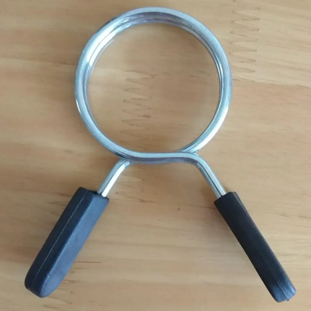 1 Piece Standard 2inch/50mm Barbell Lock Dumbbell Spinlock Weight Lock Steel Clamp Spring Clips Collar 4