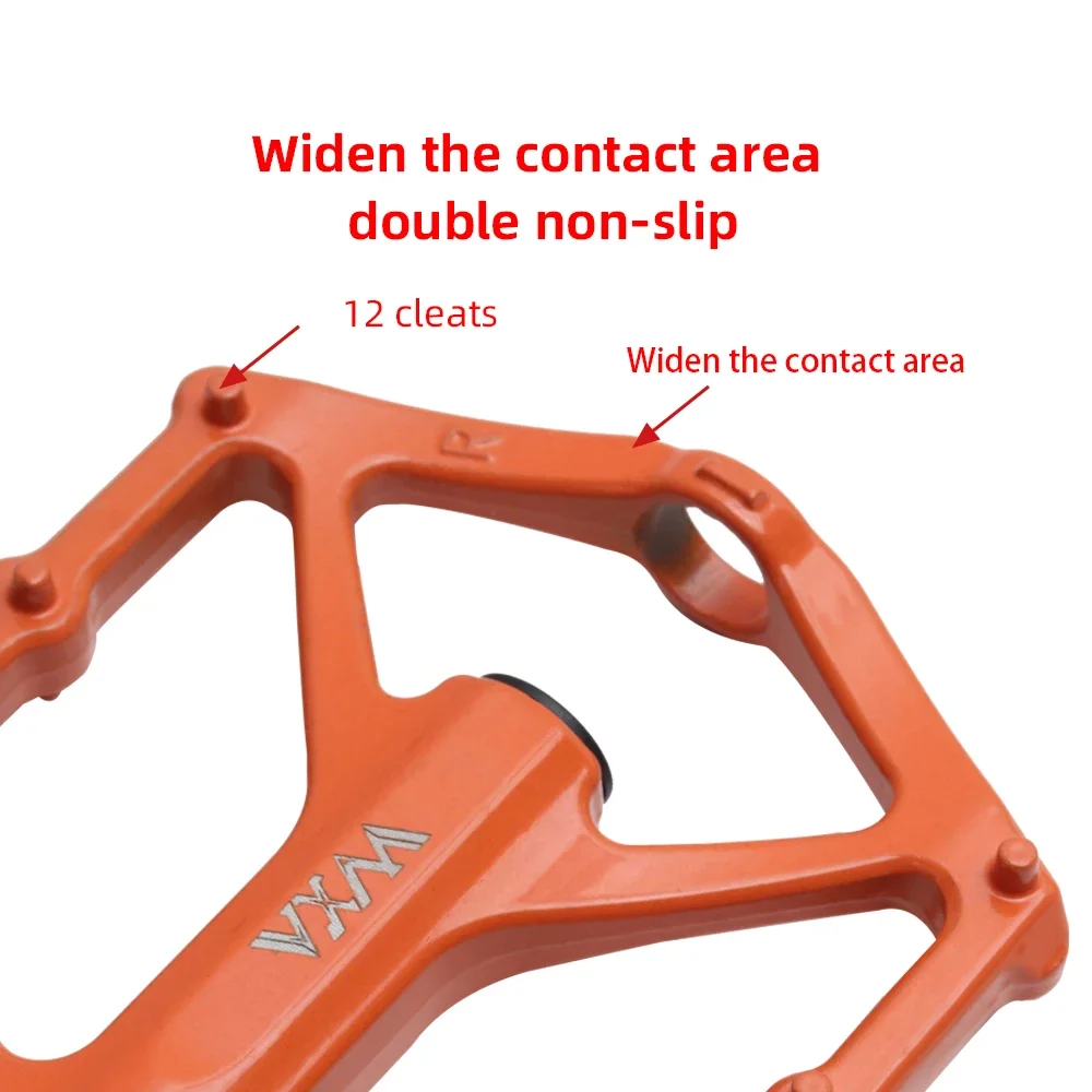 Pedali bici ultraleggeri 2DU Ciclismo su strada bmx Mtb Accessori per parti di biciclette con piattaforma piatta - immagine 5