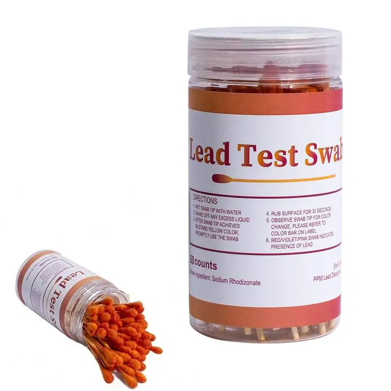 

Lead Testing Strips Lead Paint Test Kit With 30 Pcs Test Swab Sensitive Lead Check Test Kit For House Paints Metal Dishes And