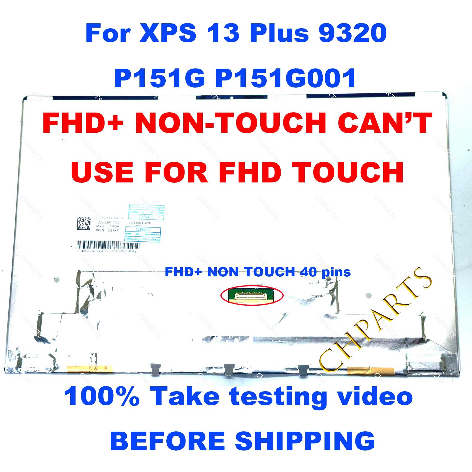 OLED-Display Flex-Cable Für Dell XPS 13 9320 – 40-polig, Ersatzteil LF-L079P