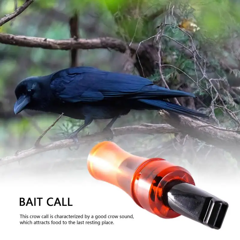 Outdoor Hunting Bait Whistle Crow Caller Imitation Sound Bait for Luring Duck Whistle Hunting Tools Realistic Sounds Whistle