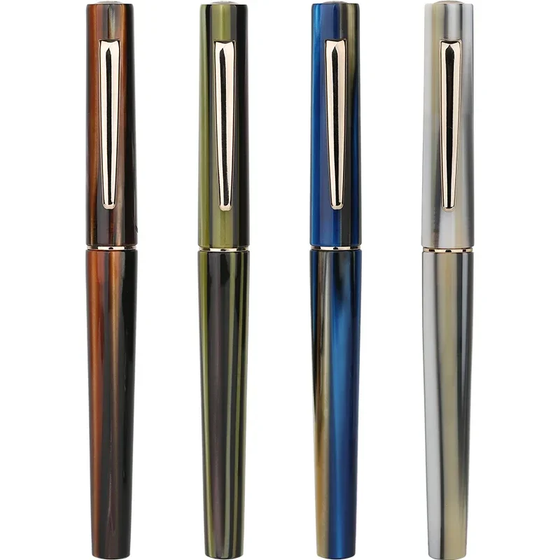 MAJOHN N3 Acrylic Fountain Pen Beautiful Stripes Iridium EF/F Nib 0.38/0.5mm Fashion Excellent Office Writing Ink Pe