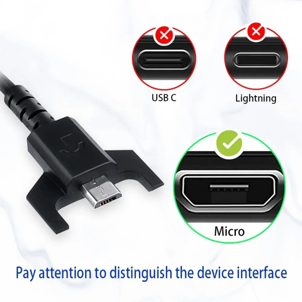 Micro Usb Cabo de Carregamento para Logitech g Pro x Superlight G903 G403 Glorioso Modelo o Mouse para Jogos sem Fio - Imagem 5