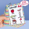 Children's 26 Letters ABC Alphabet Phonics Flashcards Pocket Word Cards for Kids Baby Early Childhood English Learning Toys 1