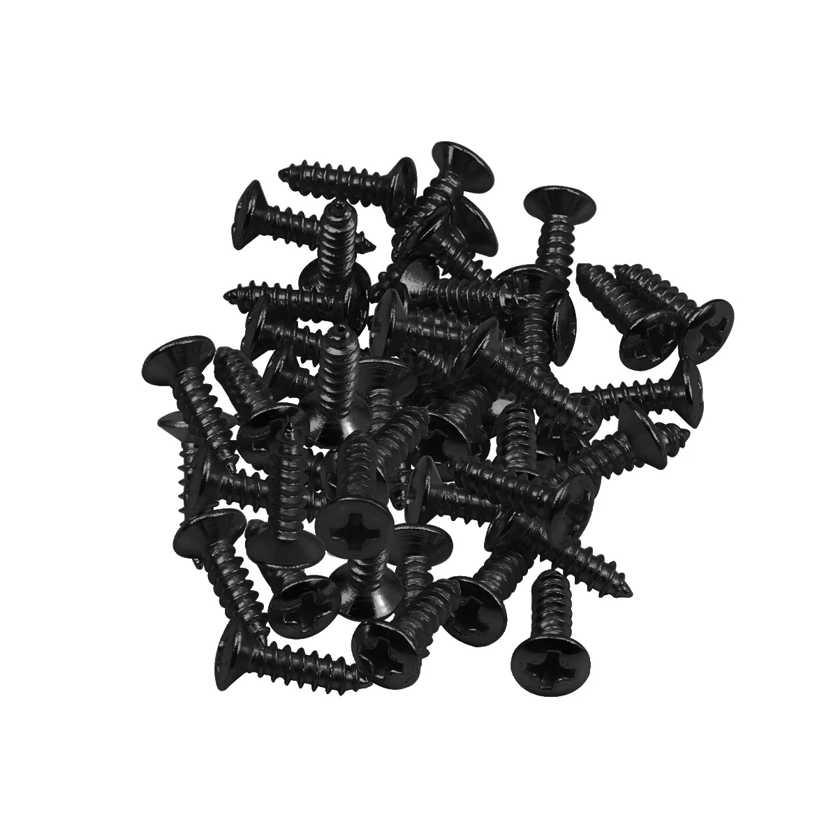 Chrome Guitar Pickguard Screws Black Guitar Pickguard Screws 50pcs