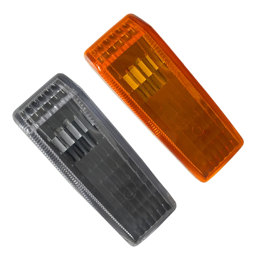 2Pcs Turn Signal Light Covers Fit for Mercedes-Benz 190 W201, C-CLASS W202, S-CLASS W140, SL-CLASS R129, E-CLASS W124 Car Parts