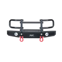 KYX Racing Aluminum Front Bumper Upgrades Parts Accessories for 1/18 RC Crawler Car Traxxas TRX-4M TRX4M Bronco #97074 2