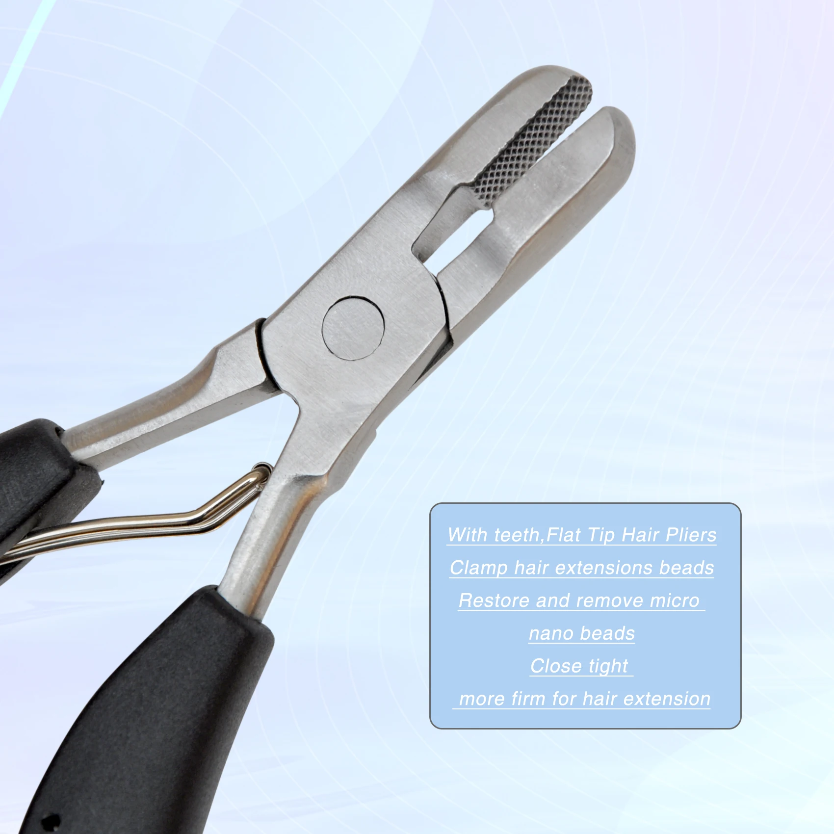 Hair Extension Pliers Flat Tip Hair Extension Pliers For Beads Hair Keratin Glue Remover Extension Tools Tools for Flat Tip
