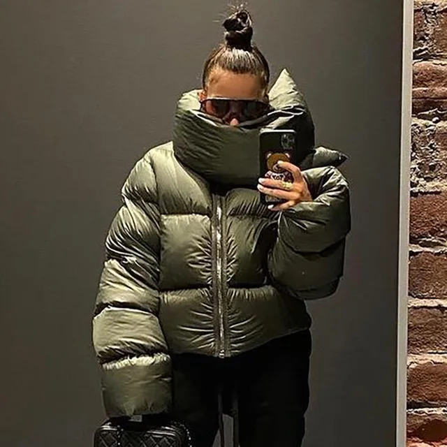 Big Collar Thick Puffer Jacket 5