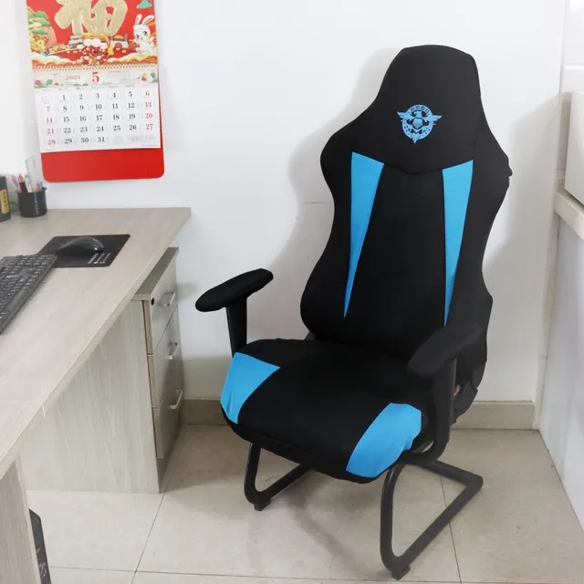 1 Set Gaming Chair Cover Elastic Computer Chair Backrest Armrest Cover Protector Universal Soft Thicken Armchair Seat Covers 2