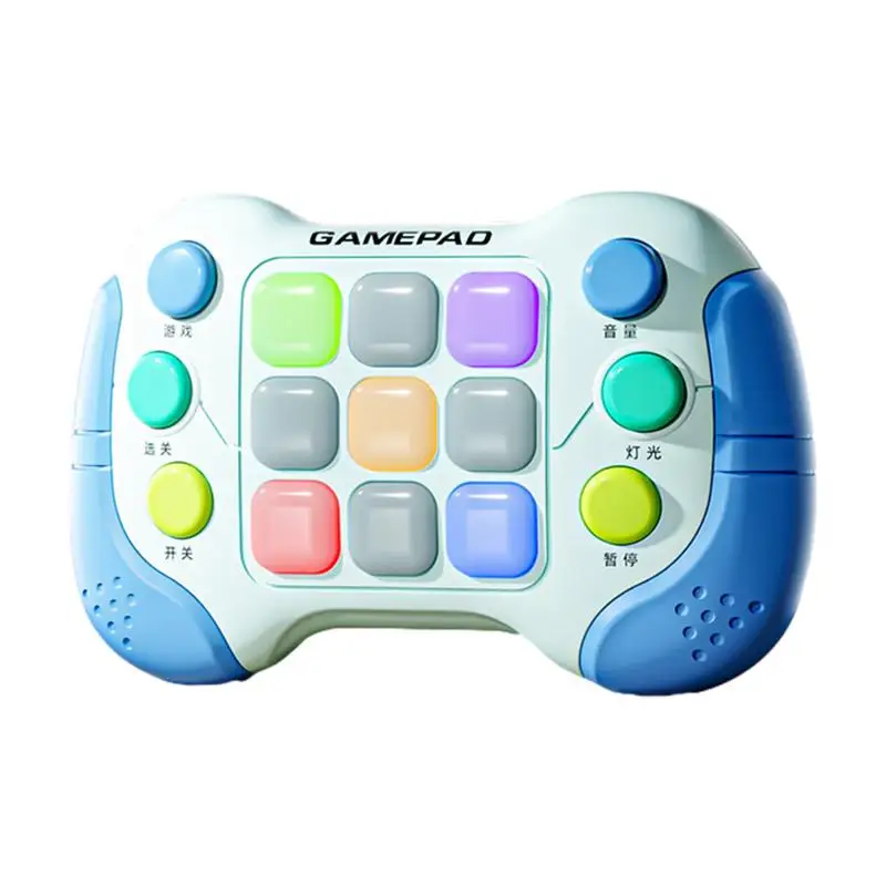 

Push Bubble Game For Kids Handheld Electronic Pop Fidget Game Toys Hand-Eye Coordination Toys Educational Toy For Kids Toddler
