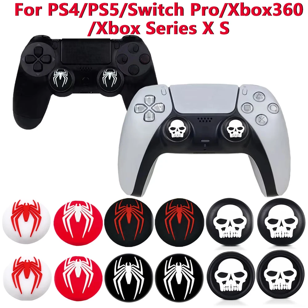 For PS4/Switch2/Switch Pro/Xbox Series X S/Xbox360 Silicone Thumb