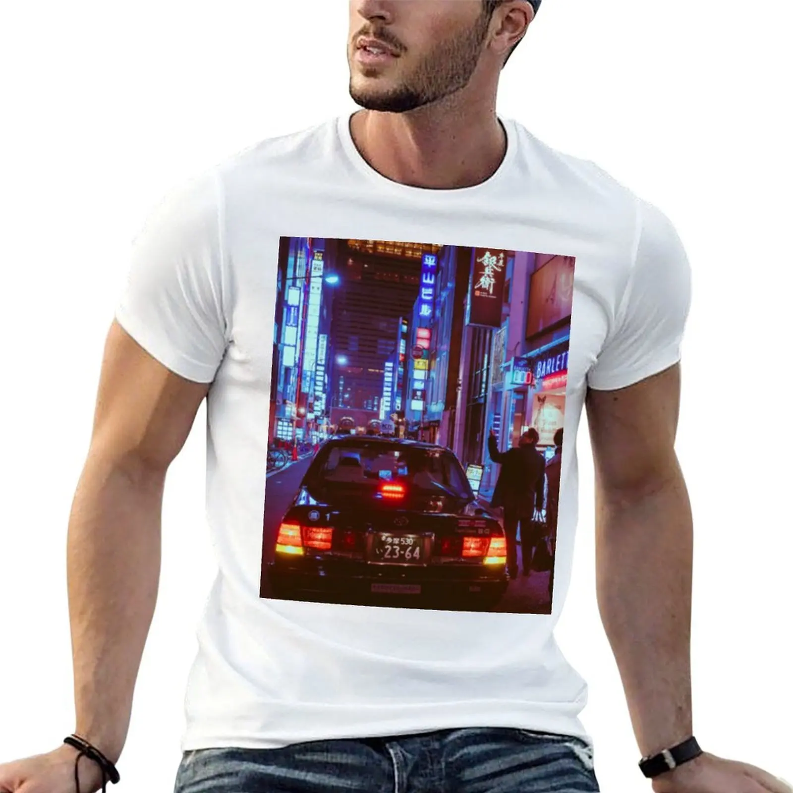 Tokyo Nights Anti-Fade Casual T-Shirt