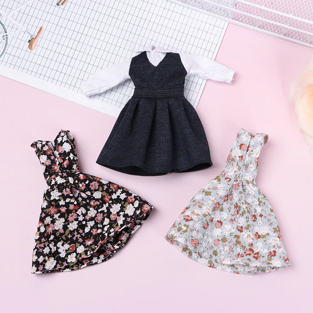 30 cm Doll Clothes Multistyles Doll Mini T-shirt Skirts Doll Accessories Navy Style Clothes for 1/6 Doll Kids DIY Gift Toys 2
