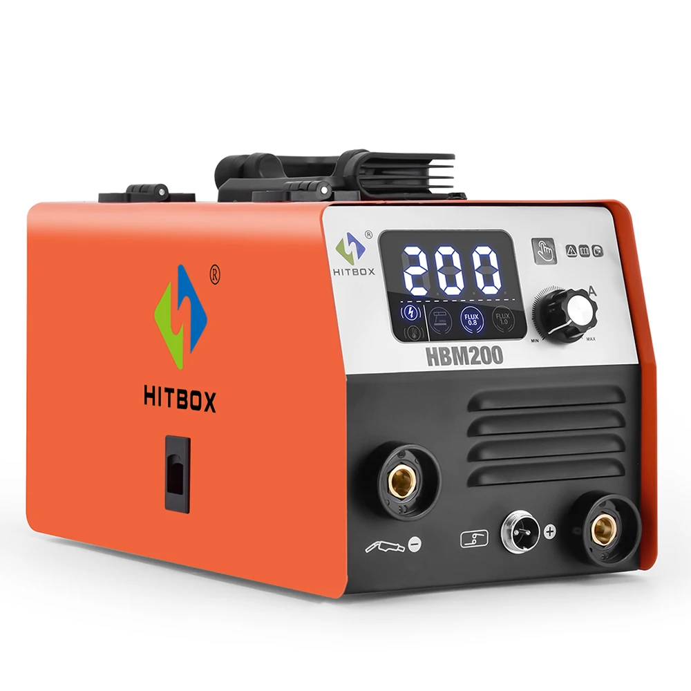 

HITBOX gasless MIG welder HBM200 IGBT inverter welding machine